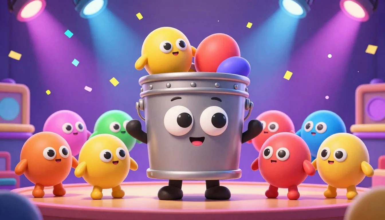 Bucky and friends at a party